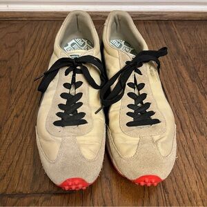 Puma Whirlwind Beige Sneakers with Nylon and Suede Men's US Size 13